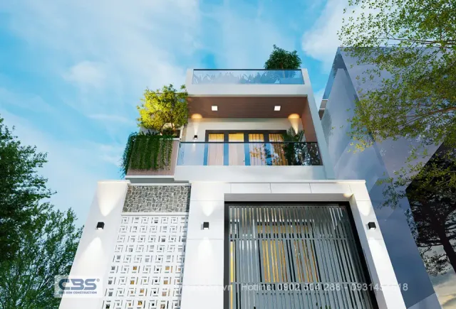 Nhà phố 5x20 vẫn có thể tối ưu tiện ích, công năng sử dụng với việc cân đối kết cấu không gian linh hoạt