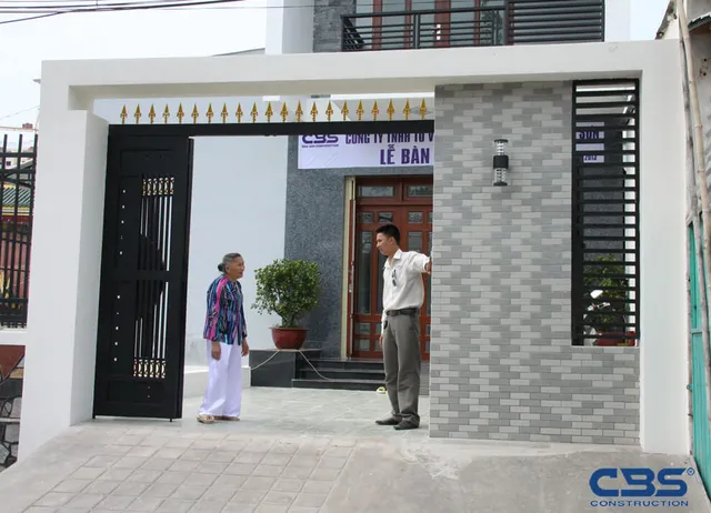 Xây dựng mới nhà ông Nghĩa, Quận 8 — hoàn thành