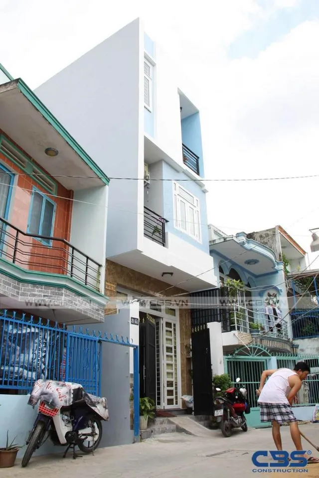 Xây dựng mới nhà chị Mai, Quận 7 — hoàn thành
