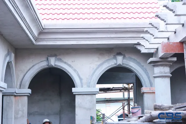 Xây dựng mới biệt thự gia đình chú Tám Mẫn, Bình Tân — thi công