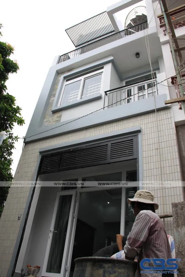 Xây dựng mới nhà cô Dung, Bình Thạnh — hoàn thành