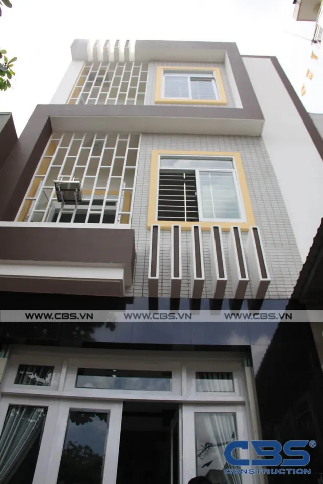 Xây dựng mới nhà anh Trọng, Bình Thạnh — hoàn thành