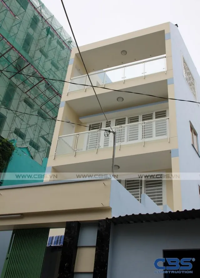 Xây dựng mới nhà anh Thành, Quận 7 — hoàn thành
