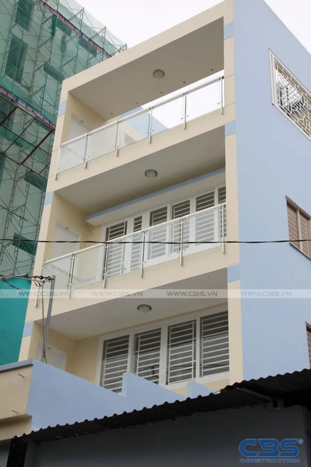 Xây dựng mới nhà anh Thành, Quận 7 — hoàn thành