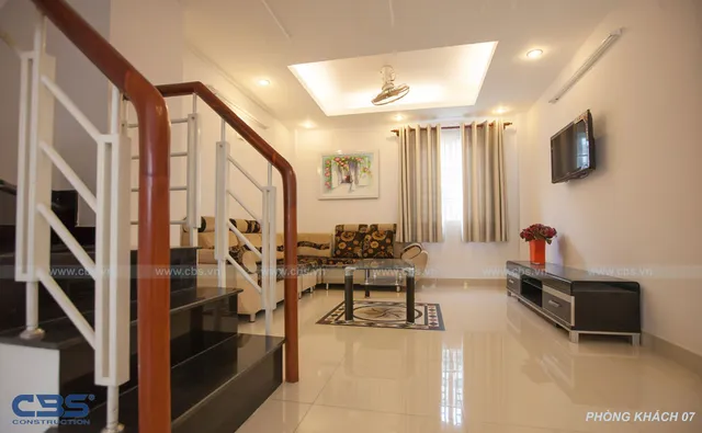 Xây dựng mới nhà anh Roản An Lộc, Bình Thạnh — hoàn thành
