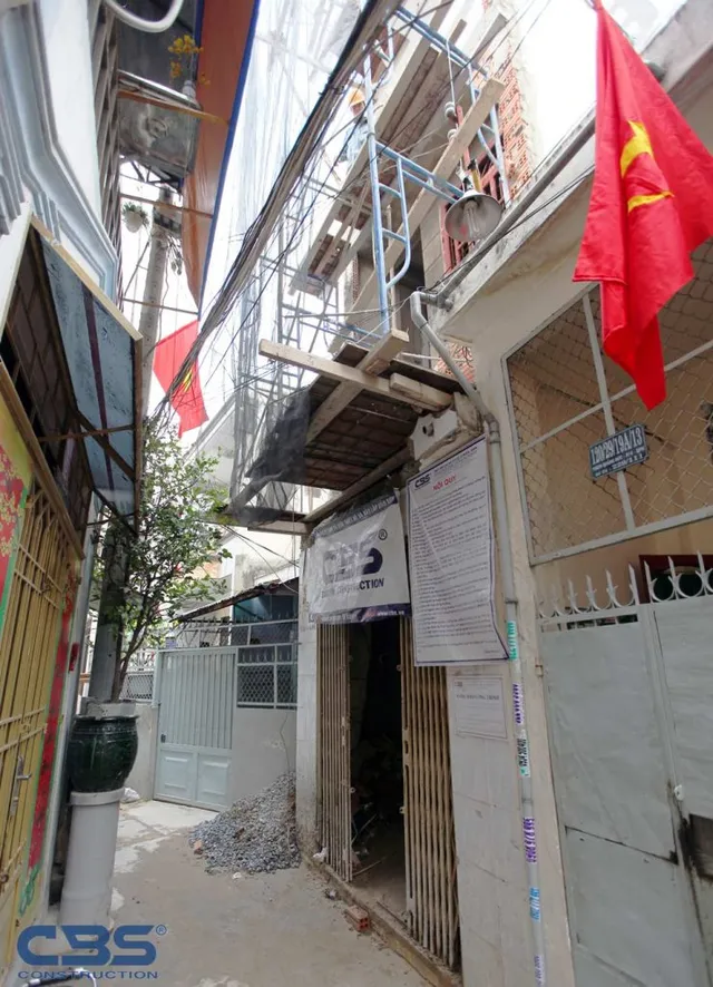 Xây dựng mới nhà cô Tuyết, Thích Quảng Đức, Phú Nhuận — thi công