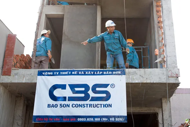 Xây dựng mới nhà chú Minh, Nguyễn Hữu Tiến, Tân Phú — thi công