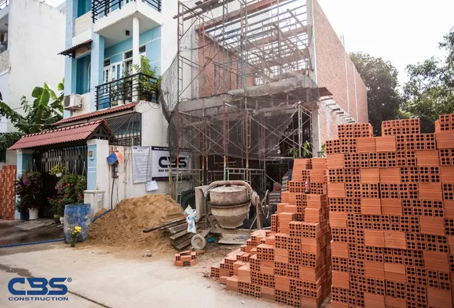 Xây dựng mới nhà anh Kha, Bình Trưng Tây, Quận 2 — thi công