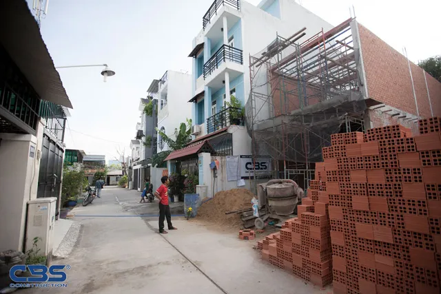 Xây dựng mới nhà anh Kha, Bình Trưng Tây, Quận 2 — thi công