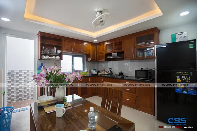 Xây dựng mới nhà cô Phương, Gò Vấp — thi công