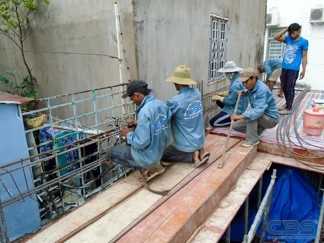 Xây dựng mới nhà cô Dung – Gò Vấp — thi công