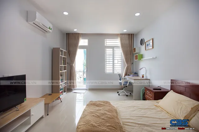 Xây dựng mới nhà anh Tòng, CMT8, Quận 10 — hoàn thành