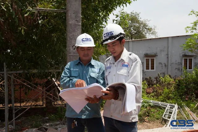 Xây dựng mới nhà anh Quân – Quận 9 — thi công
