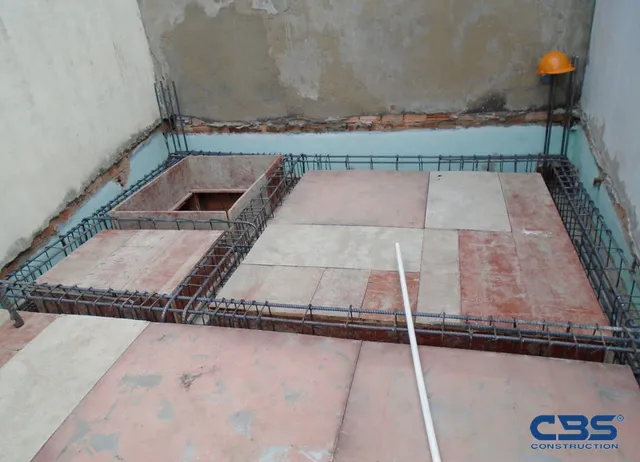 Xây dựng mới nhà chị Châu, Quận 11 — thi công