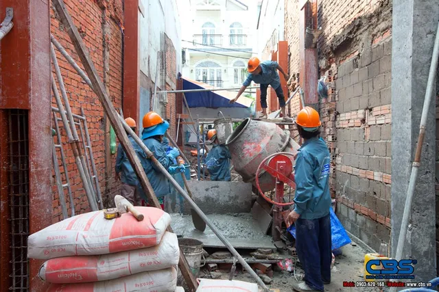 Xây dựng mới nhà anh Kiệt – Tân Bình — thi công
