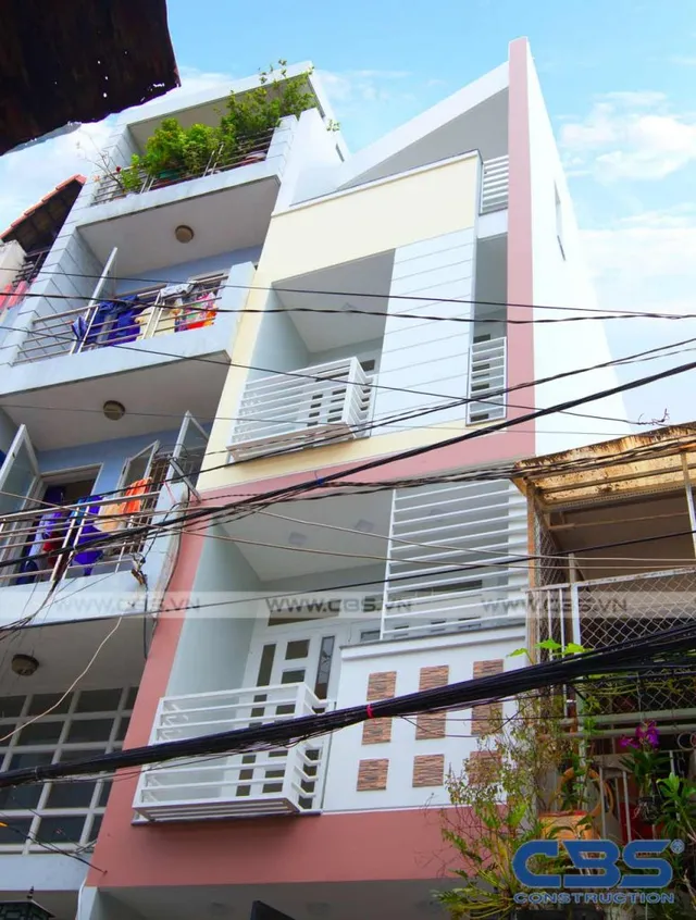 Xây dựng mới nhà anh An, Quận 10 — hoàn thành
