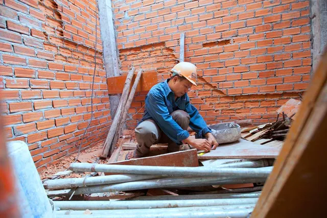 Xây dựng mới công trình nhà anh Thanh – Phú Nhuận — thi công