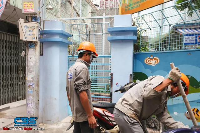 Xây dựng mới nhà chú Tài, Quận 3 — thi công