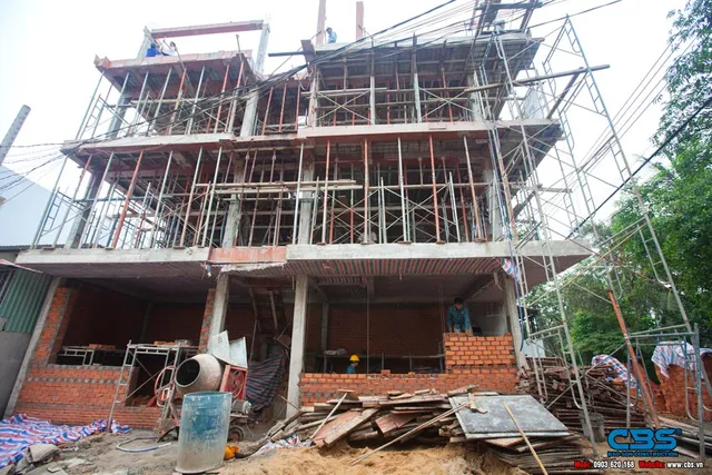 Xây dựng mới nhà chị Kiều Oanh, Bình Dương — thi công