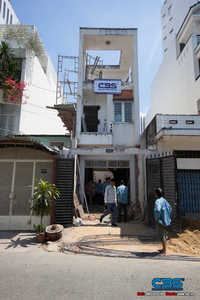 Xây dựng mới nhà chị Đào, Quận Gò Vấp — thi công