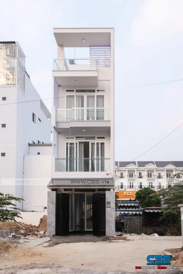 Xây dựng mới nhà chị Đào, Quận Gò Vấp — hoàn thành