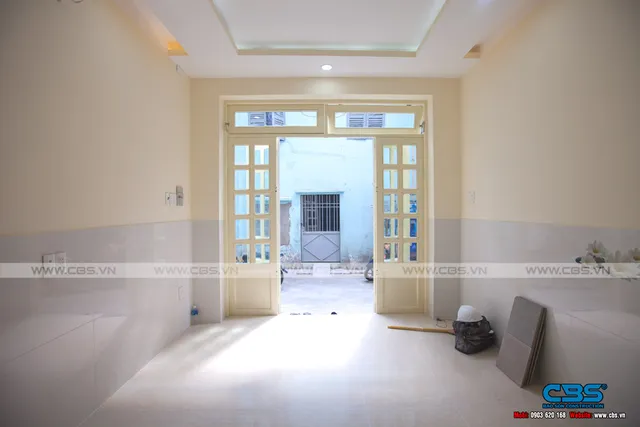 Xây dựng mới nhà anh Quang, Quận 10 — hoàn thành