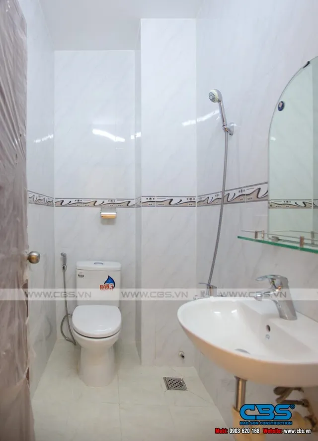 Xây dựng mới nhà anh Quang, Quận 10 — hoàn thành
