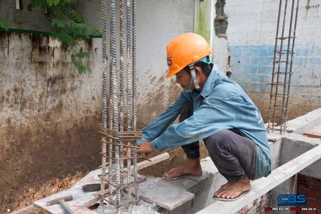 Xây dựng mới nhà anh Khanh – Thủ Đức — thi công