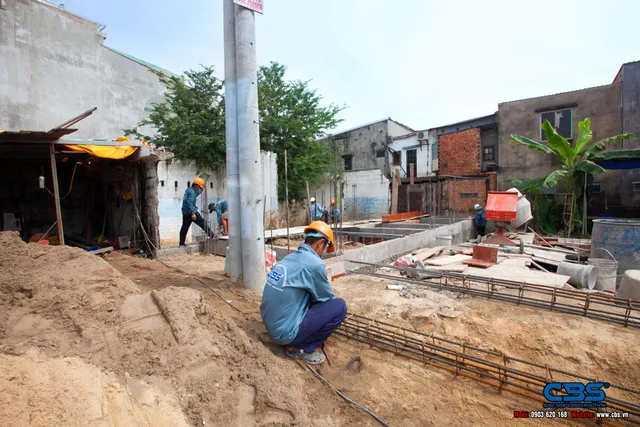 Xây dựng mới nhà anh Khanh – Thủ Đức — thi công